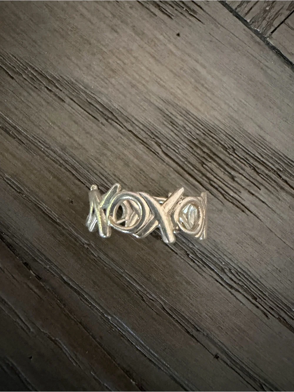 Tiffany & Co. Silver XOXO Motif Ring